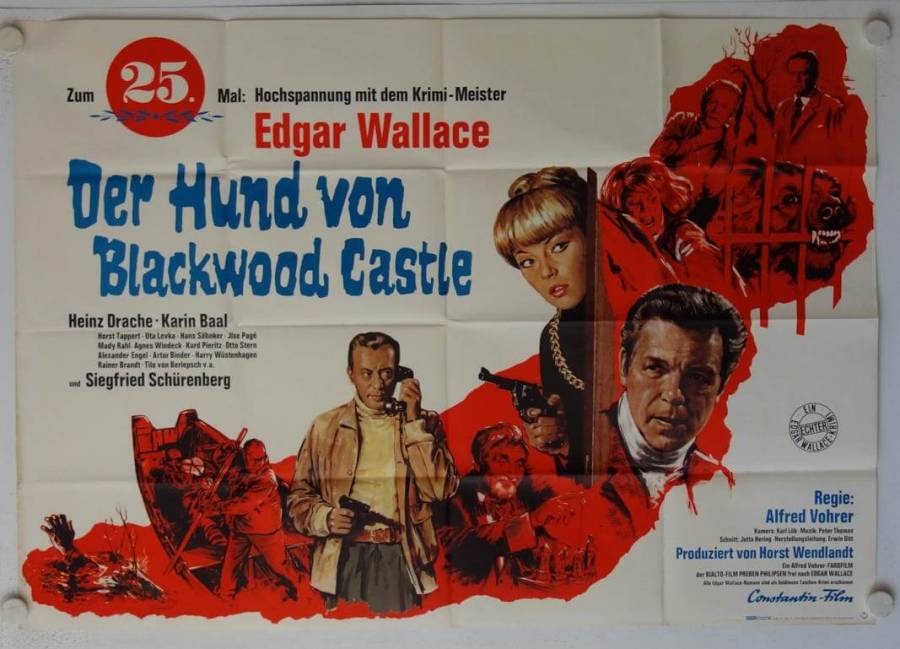 The Horror of Blackwood Castle original release german double-panel movie poster